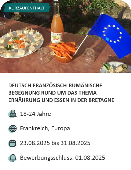 Last-Minute-Markt-Angebot: Jugendbegegnung in Frankreich