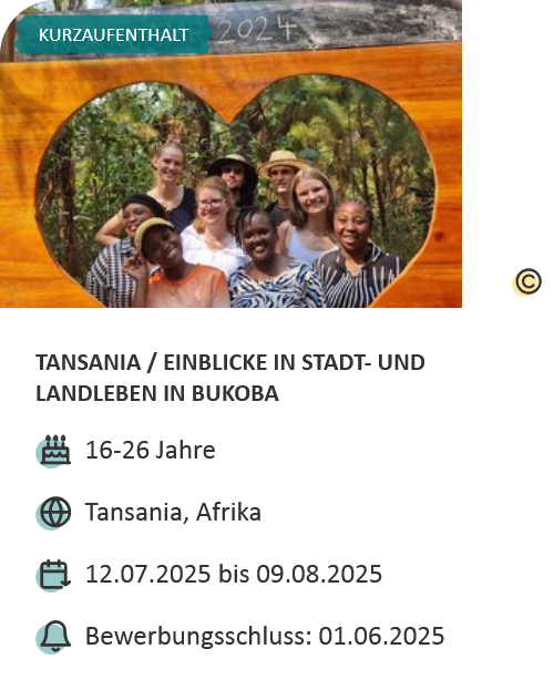 Last-Minute-Markt-Angebot: Workcamp in Tansania mit verschiedenen Aktivitäten und Ausflügen
